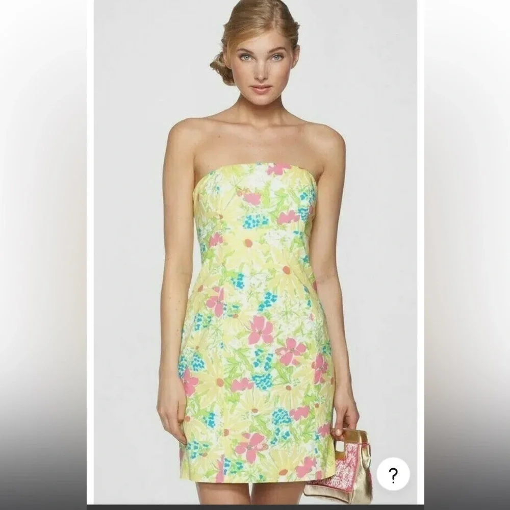 Lilly Pulitzer strapless dress - Picture 3 of 8